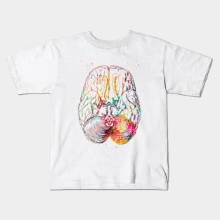 Human brain section Kids T-Shirt